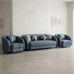 3-Seater Sofa with 2 Armchairs